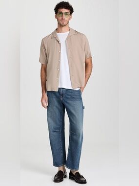 Nili Lotan Men's Carpenter Barrel Denim Jeans Size 30